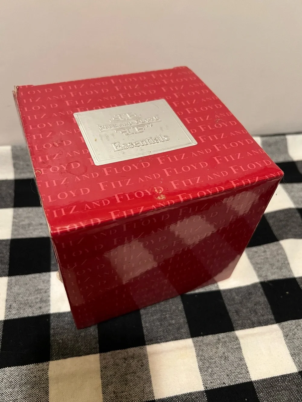 NWT FITZ & FLOYD CANDY LANE TOYBAG CANDLE CUP.